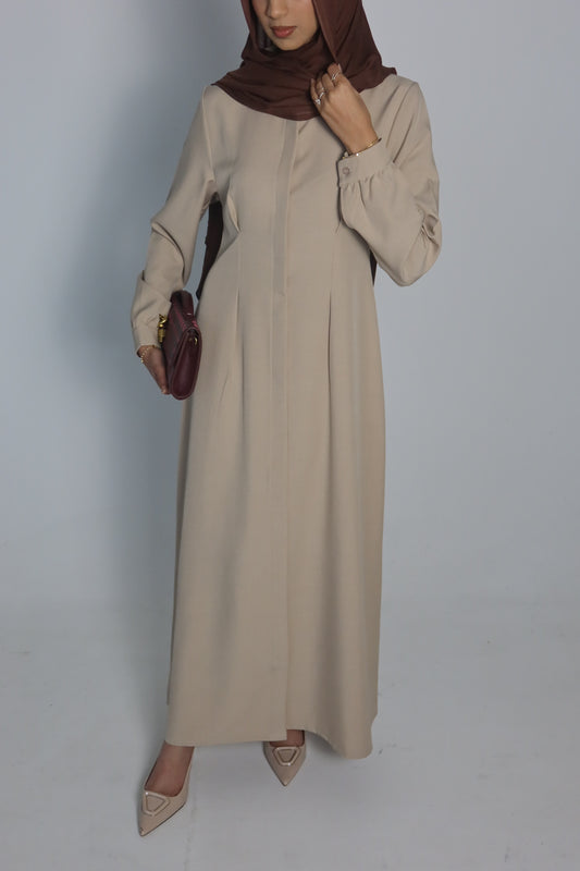 Rima Pleated Tailored Dress