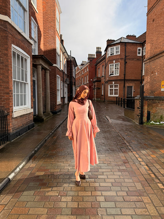 Dahlia Dress In Dusty Rose - Limited Editon