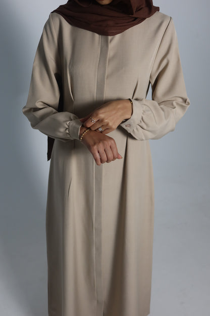 Rima Pleated Tailored Dress