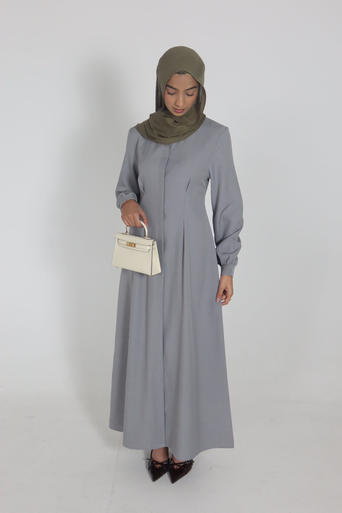 Rima Pleated Tailored Dress