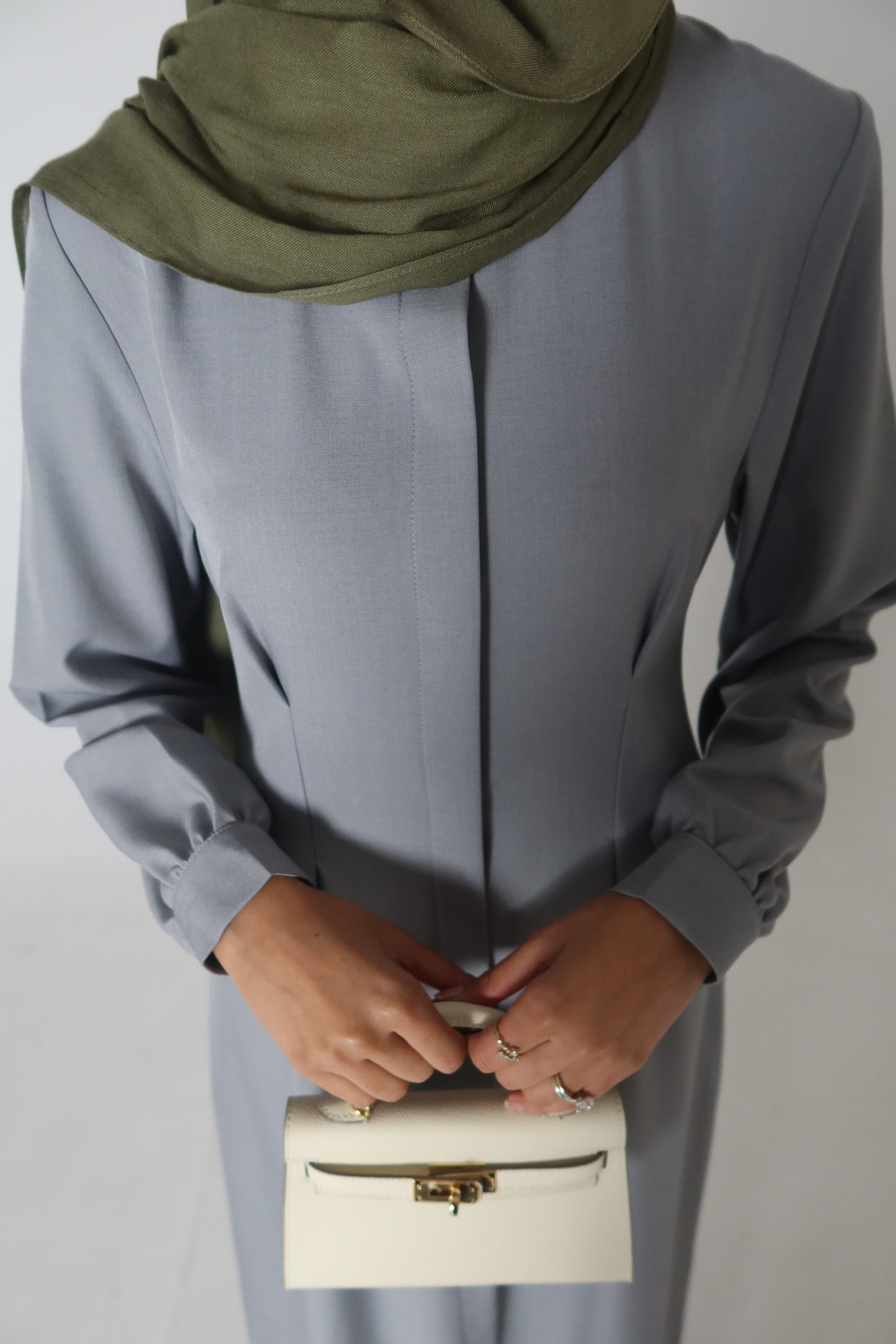 Rima Pleated Tailored Dress