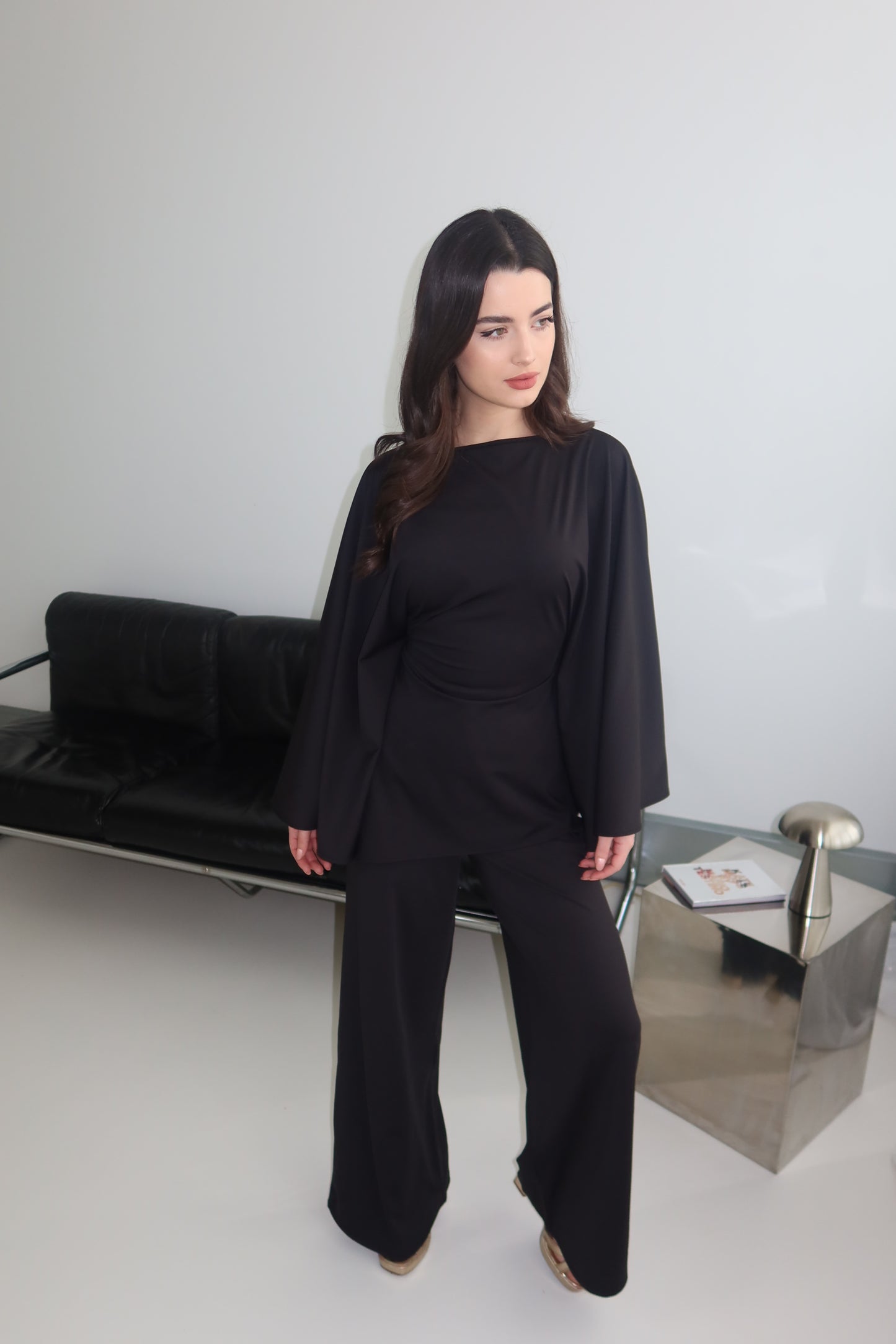 Layla Asymmetric Top and Trouser Set
